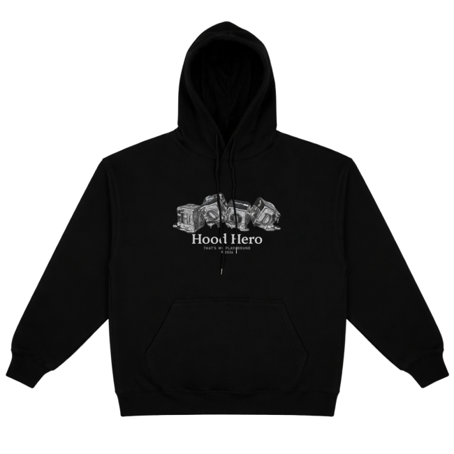 ice hoodie black